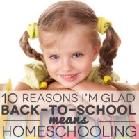 Homeschool Not Back To School