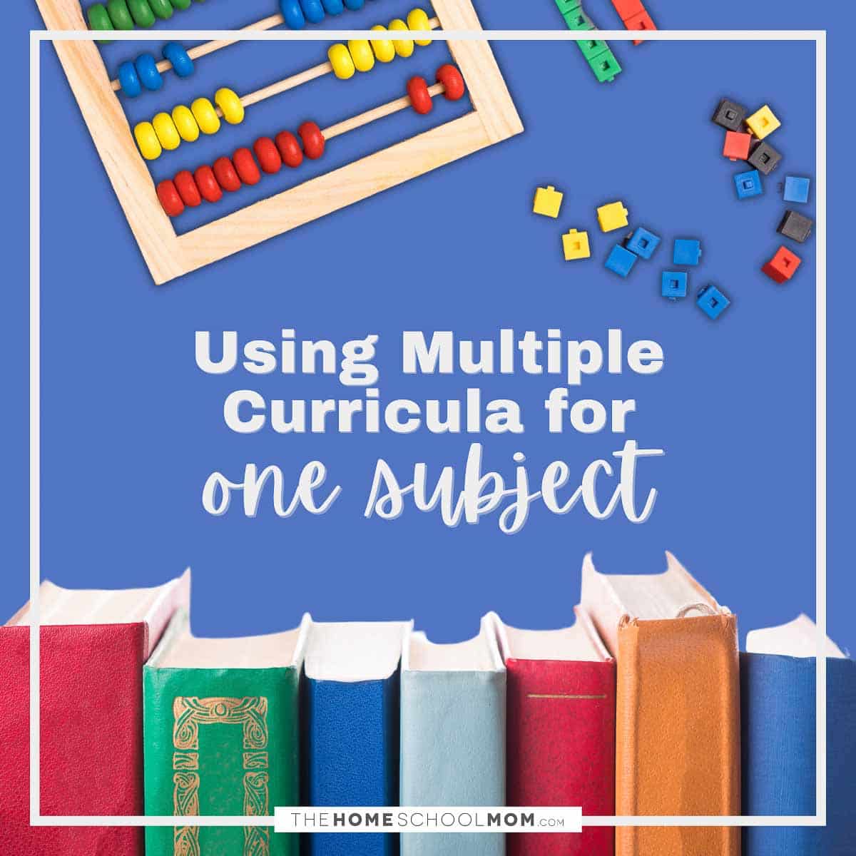 Using multiple curricula for one subject.