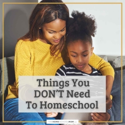 Things You Don't Need to Homeschool