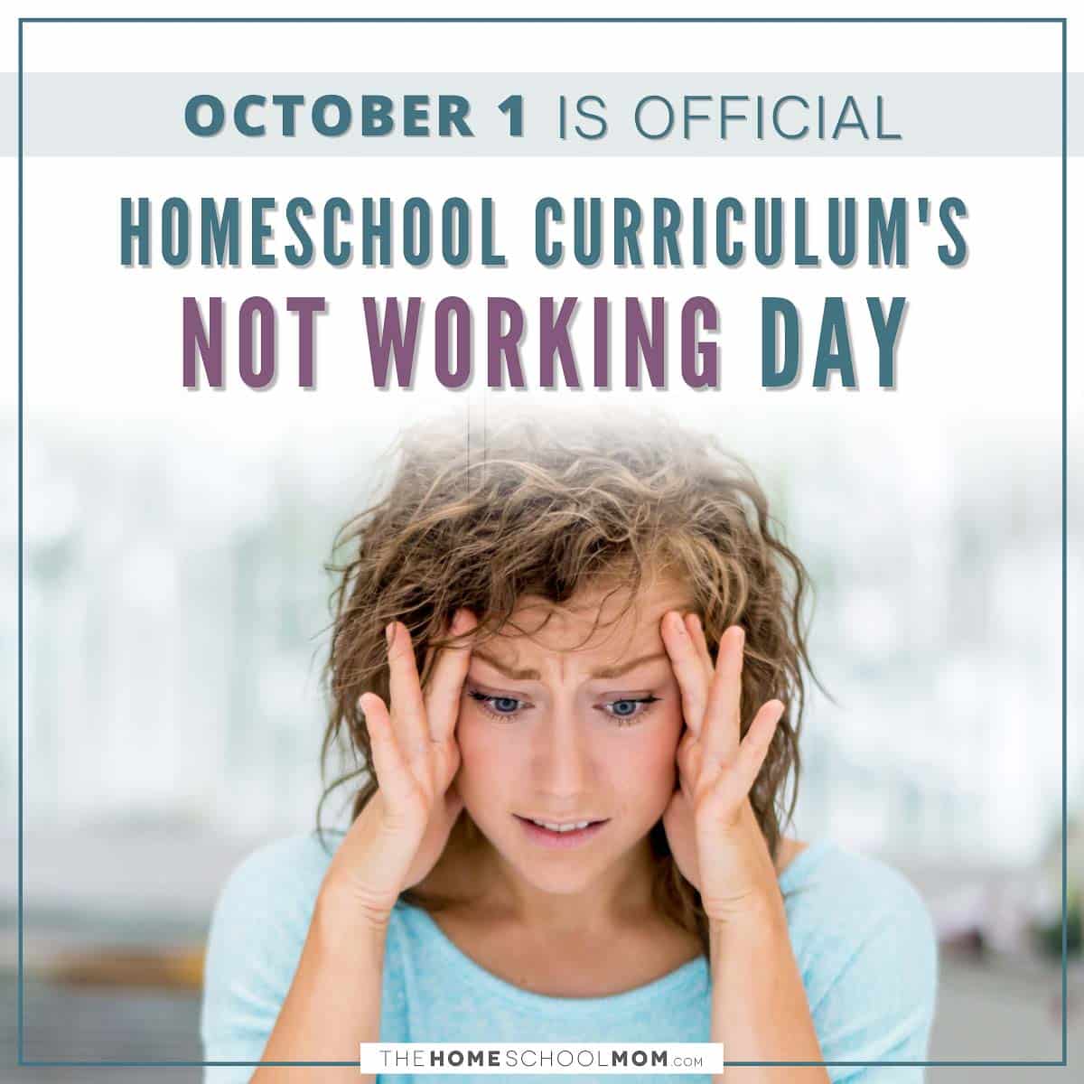 October 1 Curriculum's Not Working Day