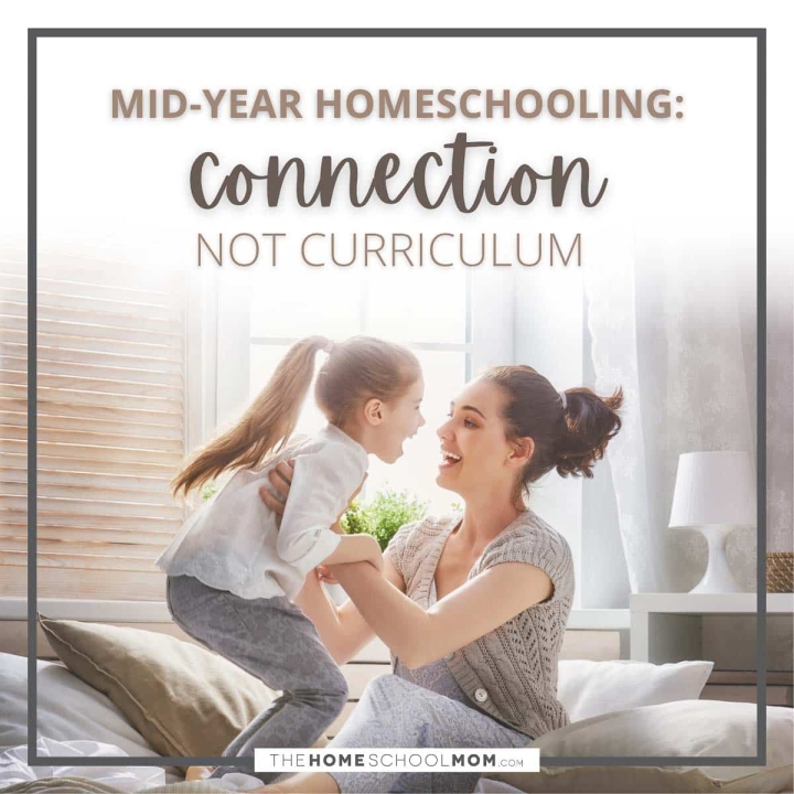 Mid-year hoemschooling: connection not curriculum.