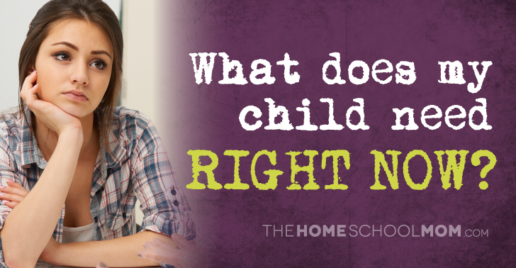 What does my child need right now?