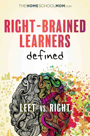 Right-brained learners defined.