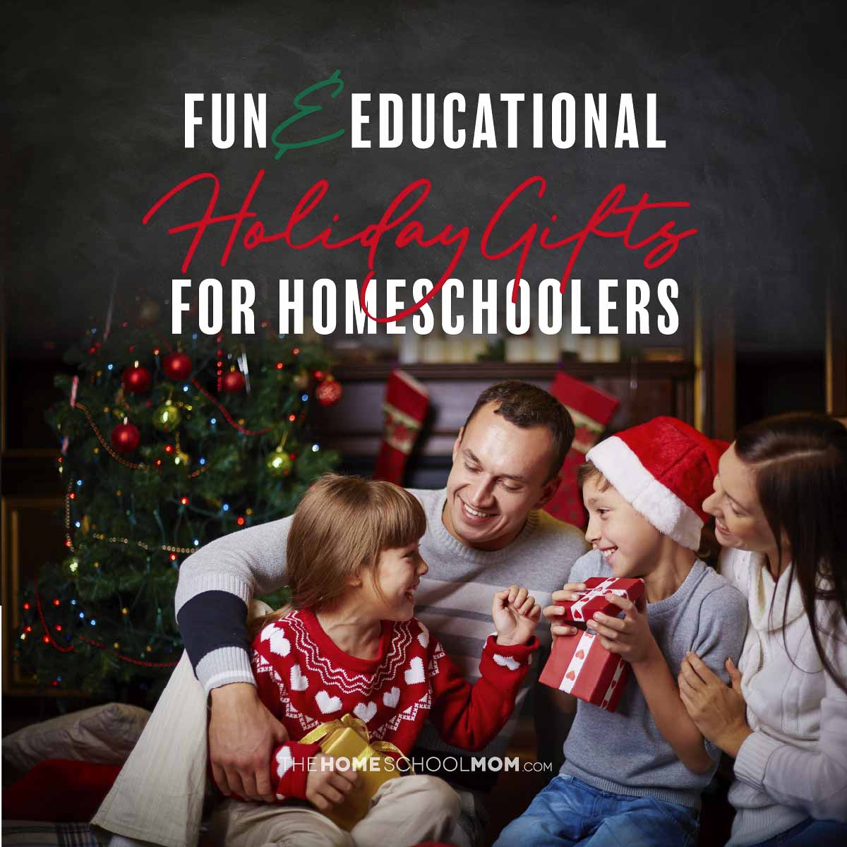Fun & educational holiday gifts for homeschoolers.