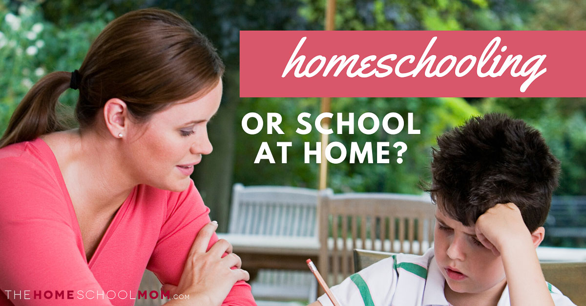 Homeschool or School From Home?