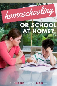 Homeschool or School From Home?