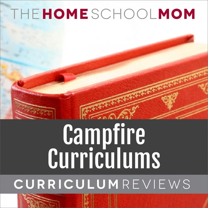 Globe and book with text Campfire Curriculums Curriculum Reviews - TheHomeSchoolMom.com