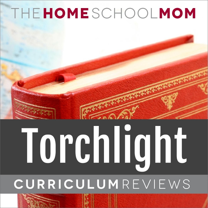 globe and book with text Torchlight Curriculum Reviews - TheHomeSchoolMom.com