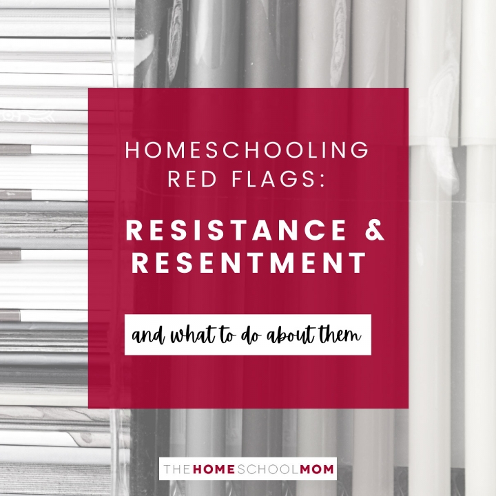 Homeschooling red flags: Resistance & Resentment and what to do about them
