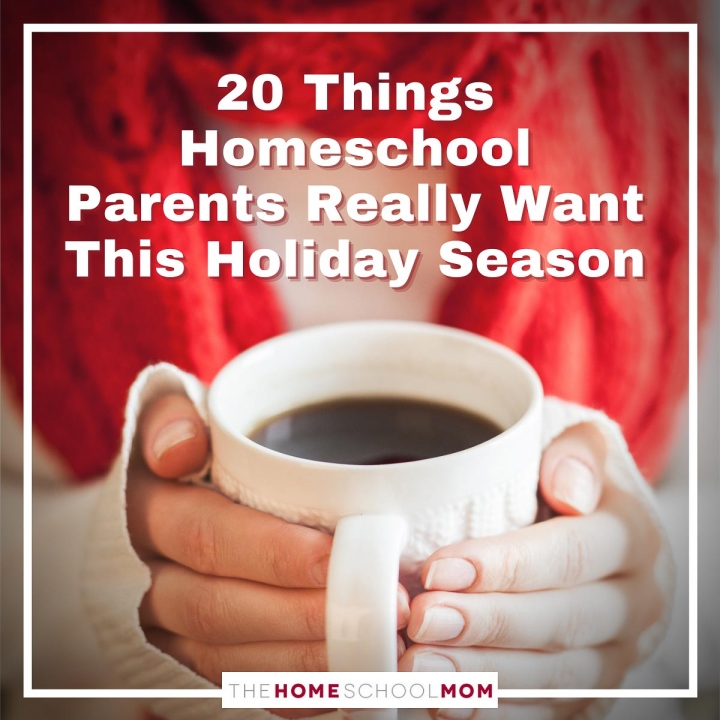 20 Things Homeschool Parents Really Want this Holiday Season