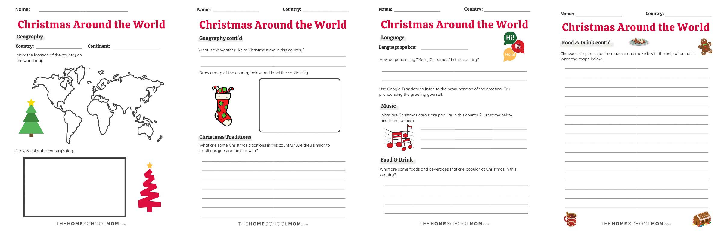 christmas in australia worksheets