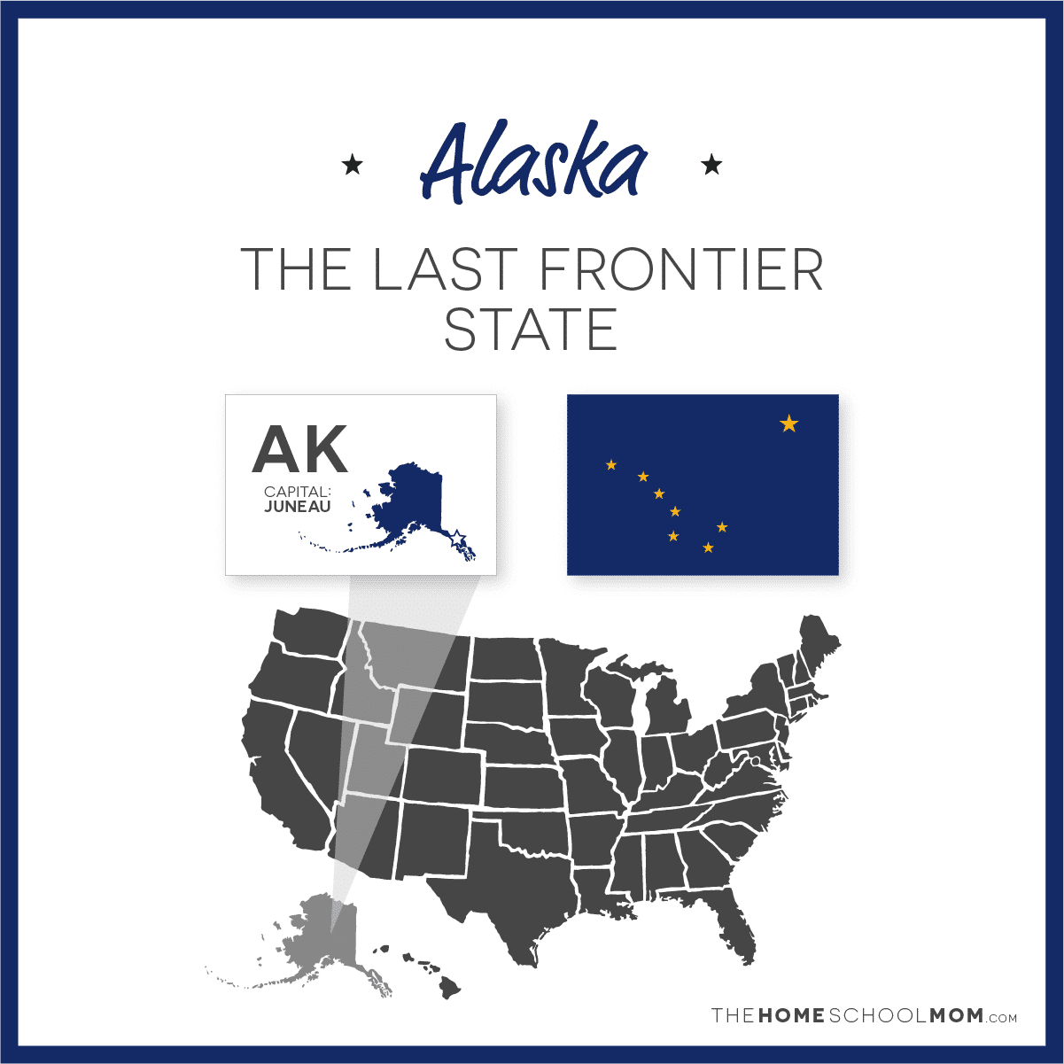 alaska map for kids