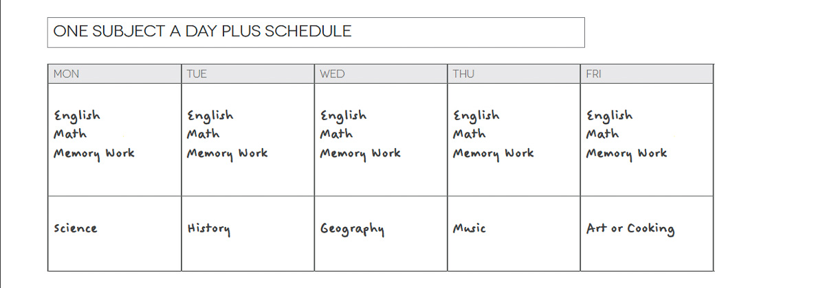 pre k schedule ideas