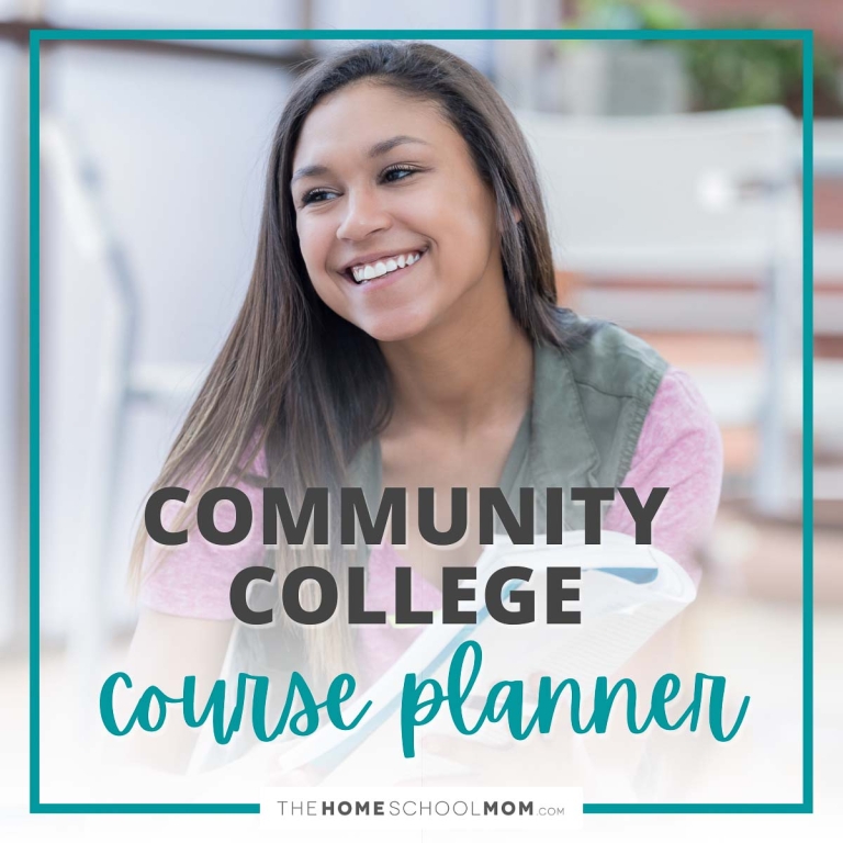 High School Community College Course Planner TheHomeSchoolMom