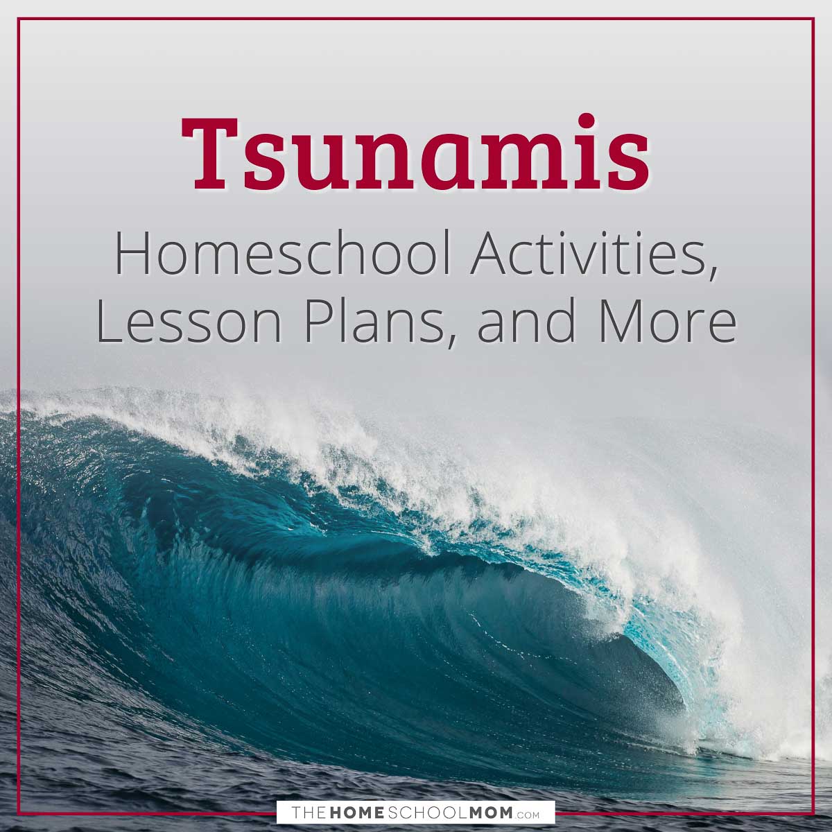 Tsunamis Homeschool Activities, Lesson Plans, and More.