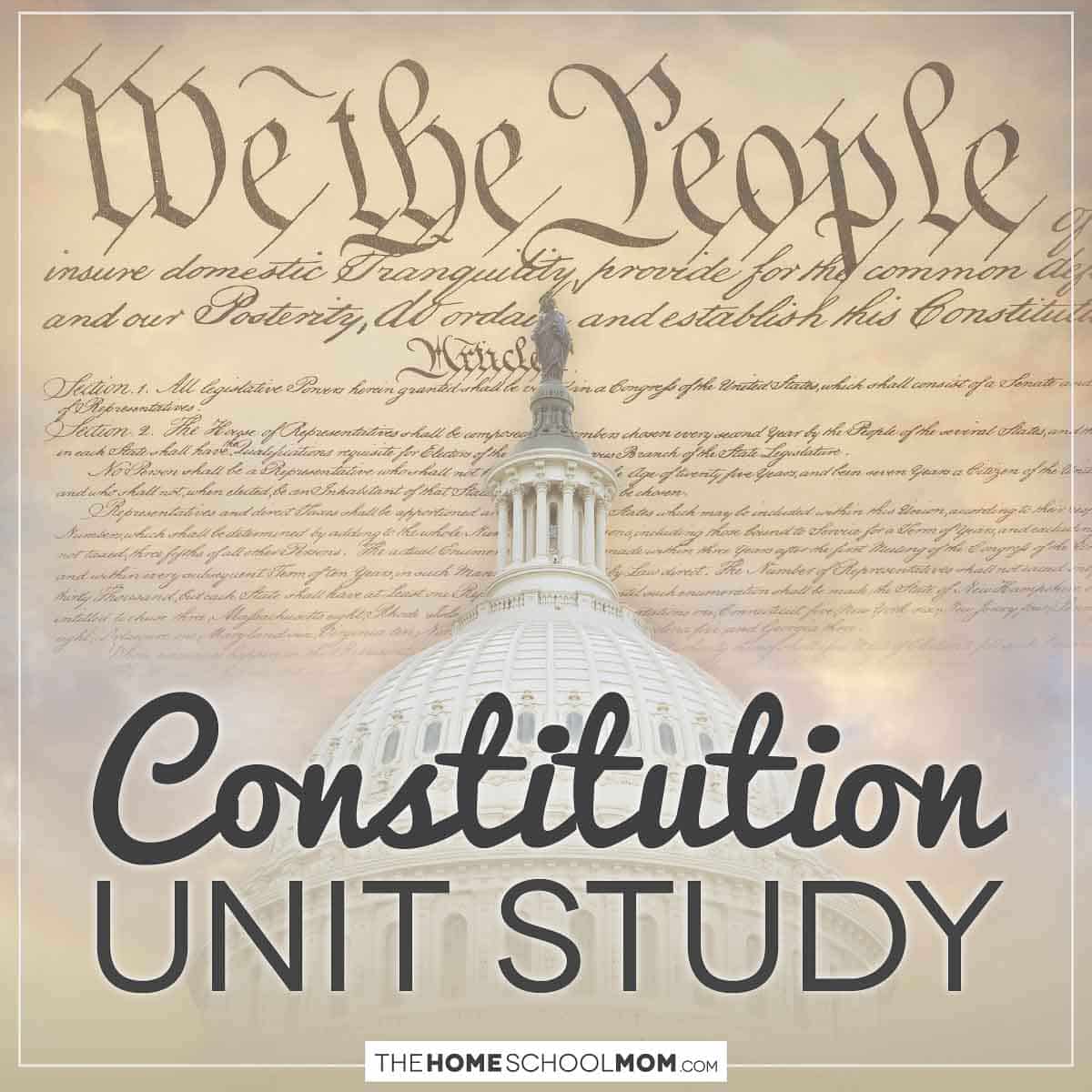 Constitution Unit Study