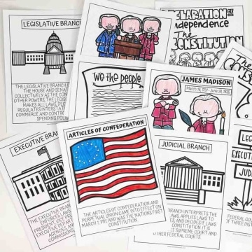 constitution day coloring page