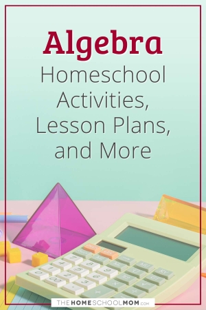 Algebra Homeschool Activities, Lesson Plans, and More from TheHomeschoolMom.com