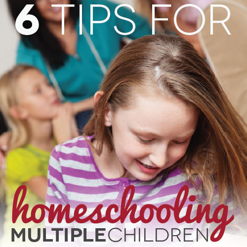 6 Tips For Homeschooling Multiple Children