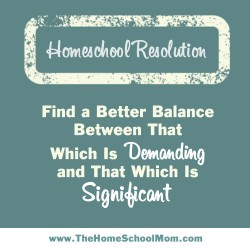 TheHomeSchoolMom: Homeschool Resolutions