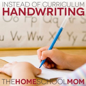 Handwriting practice: What to use instead of curriculum