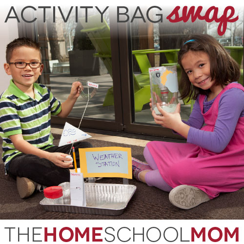 Put homeschooling in the bag with a homeschooling activity bag swap