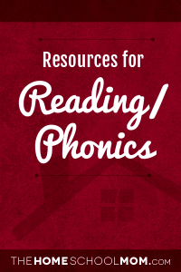 Homeschool resources for reading/phonics