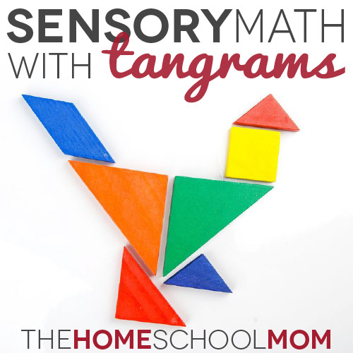 TheHomeSchoolMom Blog: Sensory Math with Tangrams
