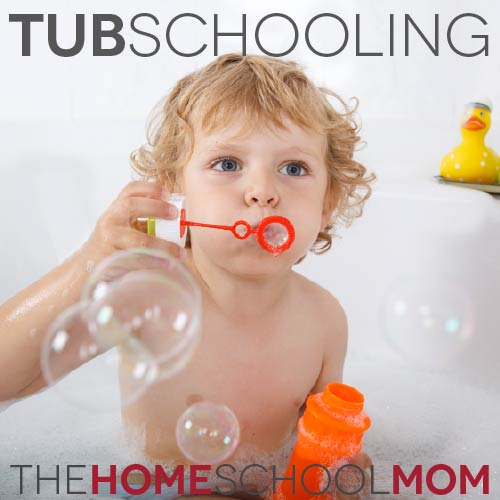 TheHomeSchoolMom Blog: Tub Schooling